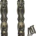 64mm Antique Handle, Bronze Pendant Handle Pull Knob, Hanging and Movable Design, European Style Drop Handle for Cabinet Door Wardrobe Drawer 2Pcs