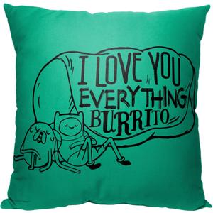 Northwest Adventure Time Pillow, 18" x 18", Everything Burrito