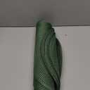 AHHFSMEI Round Braided Placemats 15 Inch Round Table Mats for Dining Tables Natural Woven Heat Resistant Place mats Set of 6 (Green Shine)