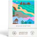 Reach International Outfitters Washington Adventure Bucket List: 50 Scratch-Off Cards for Outdoor Activities, Tourist Attractions, and Road Trips - Perfect Travel Gift and Guide for Exploring