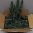 Artificial Green Pine Branches for Christmas Tree Filler Norfolk Pine Needles Stems for Xmas Fake Greenery Plants Picks Wreath DIY Decor Accessories