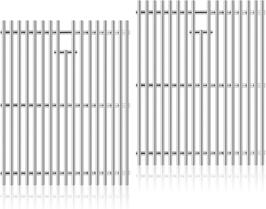 Criditpid Grill Grates for Home Depot Nexgrill 4 Burner 720-0830H, 720-0783E, 720-0783C, 5 Burner 720-0888, 720-0888N, Grill Replacement Parts for Kenmore, Uniflame, 17" Stainless Steel Cooking Grids