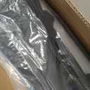 TINRAIYANG Car Seat Covers Full Set, Breathable Leather Automotive Front and Rear Seat Covers & Headrest, Universal Automotive Vehicle Seat Cover for Most Sedan SUV Pick-up Trucks, Black&Beige