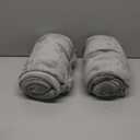 Great Bay Home 3-Piece Velvet Plush Micro Fleece Twin Size Sheet Set - Deluxe Microplush Non-Pilling Bed Sheets- Lavish Sherpa Winter Bedding Set (Grey)