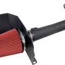 Cold Air Intake Kit W/Filter High Performance for 2014-2020 Chevy/GMC/Cadillac (Silverado 1500, Suburban, Tahoe, Sierra 1500, Yukon, Yukon Denali, Escalade) V8 5.3L 6.2L (Black & Red)