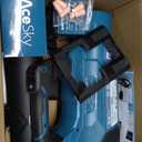 Leaf Blower Cordless - 2025 Update 150000RPM & 3 Speed Levels Electric Leaf Blower with 2 x 4.0Ah Battery and Charger, Extension Tube Blower for Lawn Care, Yard, Garage, Blowing Leaves, Dust or Snow (Blue)
