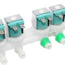 DC97-15459G Water Inlet Valve Assembly UPGRADED Fit for Samsung Washer, Replace 3276197 AP5623056 PS4220861 EAP4220861 - DC97-15459G Samsung Washer Water Inlet Valve