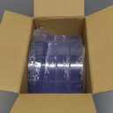 bUCLA 100Pieces Clear Plastic Plates -10.25inch Disposable Dinner Plates- Premium Weddings& Party Plates