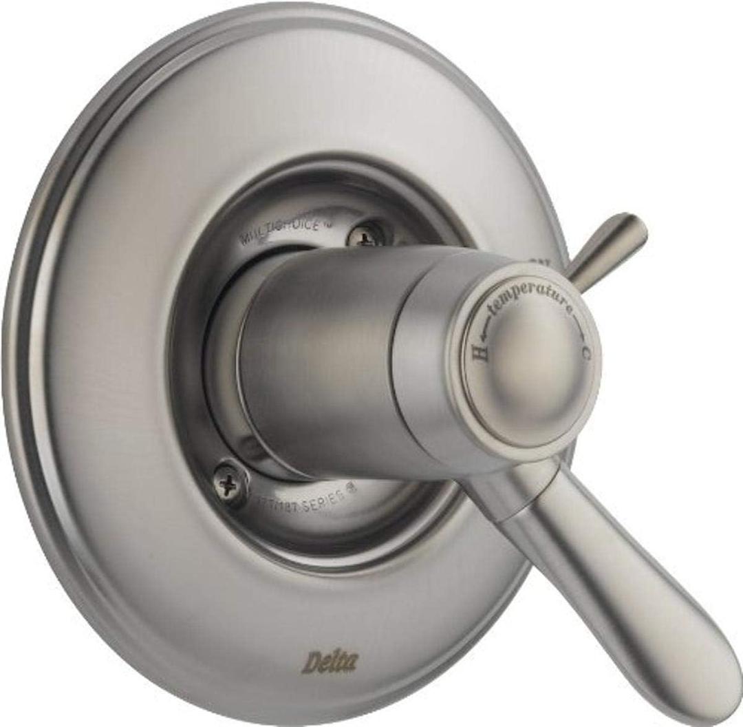 Delta Faucet T17T038-SS Lahara Tempassure 17T Series Valve Trim Only, Stainless (13.85 x 10.45 x 0.05 inches)
