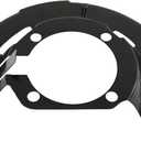 cciyu 5015128AA Brake Dust Shield Front Right Fit for Dodge for Ram 2500 2000-2002,for Dodge for Ram 3500 2000-2002, Black Brake Backing Plate 1PC