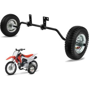 Dirt Bike Training Wheels for PW50, MX125 & CRF50 | Universal Fit 50cc 49cc Kids Dirt Bikes | Compatible with yamaha PW50/TTR50, razor MX125/MX350/MX400, honda CRF50