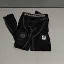 HXP Boys Compression Pants Athletic Boys Leggings for Sports Kids Base Layer Youth Compression Leggings Tights (Large, Black)