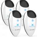 Ultrasonic Pest Repeller 4 Packs, Electronic Indoor Pest Repellent Plug in Pest Control for Basement, Warehouse, Bedroom, Garage