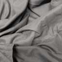 Horbaunal Dark Grey Bed Wedge Pillow Cover with Zipper Design, Wedge Pillowcase Protector with Side Pocket for Storage, 24" L x 24" W x 12" H(Pillow Not Include)