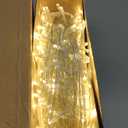 POTIVE 168ft 600 LED Warm White Christmas String Lights Plug in, 8 Modes Outdoor Christmas Lights Waterproof, Twinkle Lights for Christmas Tree, Gazebo,Patio Decoration, EXS-S-0600