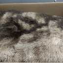 Fluffy Shag Area Rugs for Bedroom, 5x7 Ft Tie-Dyed Coffee Upgrade Anti-Skid Rectangular Cozy Rug, Indoor Shag Fuzzy Carpets for Boy and Girls Room Dorm Home Decor Aesthetic