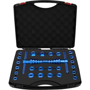 Wanocean Bicycle Bearing Press Set, Bike Tools for Wheels/Hub BB Axis Installation Universal Repair Kit, Turning Point Tool for Cycle Soft Tail Frame Drift (Blue)