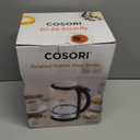 COSORI Electric Kettle Temperature Control with 6 Presets, 60min Keep Warm 1.7L Electric Tea Kettle & Hot Water Boiler, 304 Stainless Steel Filter, Auto-Off & Boil-Dry Protection, BPA Free, Black (1.8 Quarts, Clear)