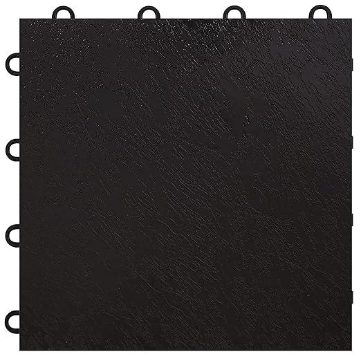 VersaStep by FlooringInc 12 x 12 Inch Interlocking Dance Floor Tiles, Portable Vinyl Dance Floor for Home Practice, 3/8 Inch Thick Snap Together Tap and Ballet Flooring, Beachwood, 20 Tiles, 20 Sq Ft