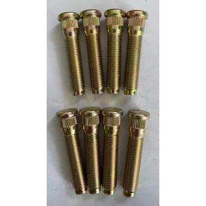 8Pcs M14*1.5 Serrated Front Wheel Lug Stud 610-490 15.7mm Knurl, 69.75mm Length Replacement for 2003-2016 Ford F250 F350 F450 F550