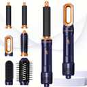 6 in ONE Blow Dryer Brush,Air Curling Iron Round Brush Blow Dryer 800W,Ionic Hair Dryer Brush for Women, Hot Air Brush Hair Styling Tools 100-120V