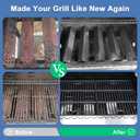 Adviace Replacement Parts for Nexgrill 720-0896B 720-0896 720-0896E 720-0896X, Drip Pan Grease Tray & Grill Grate & Flame Tamer & Burner and Igniter for Nexgrill 6 Burner 720-0896B Gas Grill