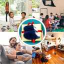 WOJWSKI Men's and Women's Slippers Memory Foam Winter House Slippers Bedroom Shoes Scuff Indoor Warm Slip On (L)