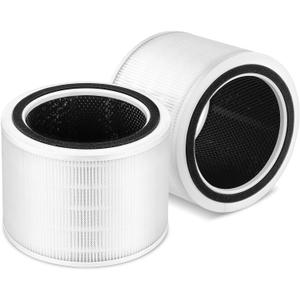 2 Pack Core 200S Replacement Filter, Compatible with LEVOIT Core 200S Core 200S-P Smart WiFi Air Purifier, Compare Part# Core 200S-RF, Core 200S-P, White
