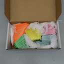 Color Marking Tags #7 with String Attached - Pack of 500 (2-1/4" x 1-7/16") – Colorful Pre-Strung Cardstock Labels, Multicolor Durable Paper Tags