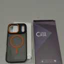 Magnetic 3 in 1 for iPhone 17 Pro Max Case, [Omni-Directional Protection] with 1x Screen Protector + 1x Camera Cover, [Seamless Work with Magsafe] Protective Case for iPhone 17 Pro Max Cosmic Orange