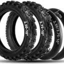 AR-PRO (2-Set) 2.50-10" and 2.75-10" Dirt Bike Tires and Inner Tubes - 2.50-10" Front and 2.75-10" Rear Upgrade Off-Road Tires and Tubes for CRF50 and JR50