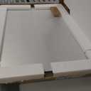 LOAAO Black Metal Framed Bathroom Mirror for Wall, 24X36 Inch Rounded Rectangle Mirror, Matte Black Bathroom Vanity Mirror Farmhouse, Anti-Rust, Hangs Horizontally or Vertically