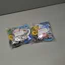 2 x 60 Pcs Autism Awareness Accessories Bulk Include 30 Puzzle Pieces Bracelet Silicone Wristband and 30 Button Badges Pins Special Autism Education for Adult Teens Motivational Party Supplies (blue)