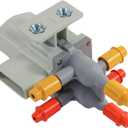JDMSPEED New 6 Port Fuel Tank Selector Valve Replacement For Ford F250 F350 Super Duty E150 E250 E350 F450 F550 Ranger 6.0L/6.4L/6.7L/7.3L Diesel 6C3Z9189A, 6C3Z-9189-A, F5TB-9F271-AA, 6005966