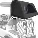 Universal Rear Bag Rain Cover Kit OEM Golf Cart (Black)