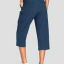 Women's Cargo Capris Lightweight Quick Dry Hiking Pants Water Resistant Summer Travel Pants with 6 Pockets 2026, Large
