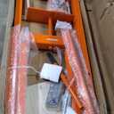 VEVOR Hydraulic Shop Press, 6 Ton/13000lbs, H-Frame, 4-Hold Adjustable Height, with Movable Plates, for Garage or Professional Users, Orange