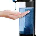 Secura 17oz Automatic Liquid Soap Dispenser, Touchless Battery Operated Hand Soap Dispenser with Adjustable Soap Dispensing Volume Control Dial, Personal Care Dispenser (Dark Gunmetal)