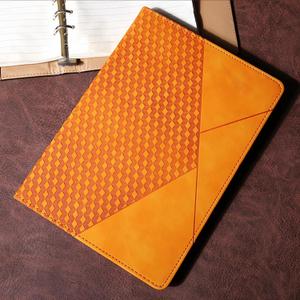 Case for iPad Air 13 (M3 2025 / M2 2024) and iPad Pro 12.9(6th/5th//4th/3rd Gen), Premium PU Leather Flip Folio Stand Cover with Card Holder Pen Holder Loops,Orange