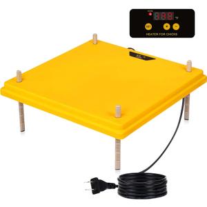 VIHOSE 20 x 20 Extra Large Brooder Heater for Chicks Brooder Heating Plate Pet and Poultry Warmer Warms up to 55 Chicks Adjustable Height and Livable Temperature 140 Fahrenheit