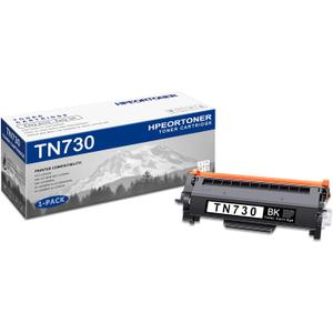 1 PK TN730 Black Toner Cartridge 1,500 pages High-Yield Compatible, TN730, Replacement for Brother DCP-L2550DW MFC-L2710DW MFC-L2750DW MFC-L2750DWXL HL-L2350DW HL-L2370DW HL-L2390DW HL-L2395DW Printer