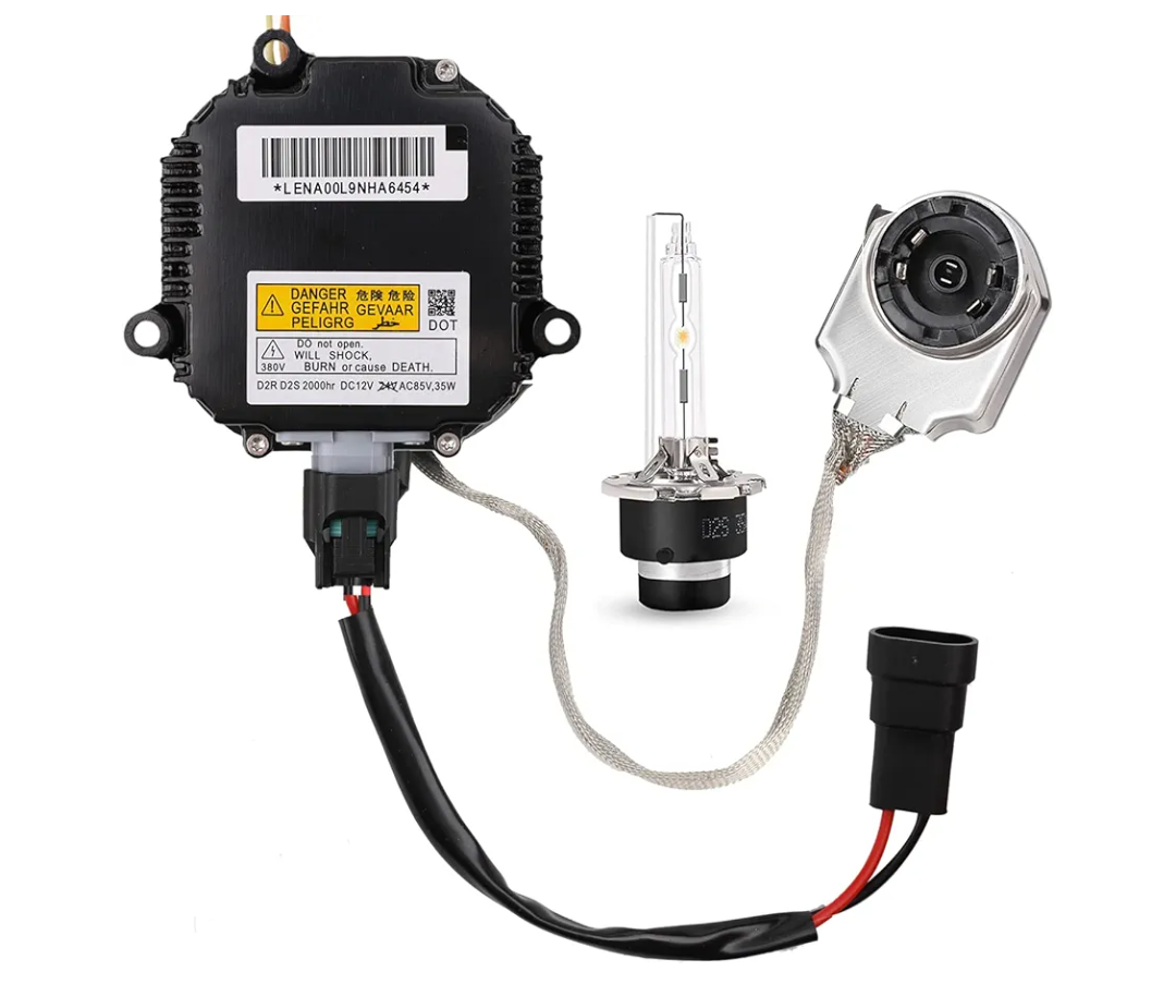 Xenon HID Headlight Ballast Control Unit with Igniter & D2S Bulb - Compatible with Nissan Altima, 350Z, Maxima, Murano, Rogue, Infiniti G35, G37, FX35- Replaces 28474-8991A 28474-89904 NZMNS111LAN