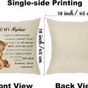 XUNLIZXY Nephew Throw Pillow Cover, Funny Gift for Men, Boys, Teens - Birthday, Christmas - Auntie, Uncle - 18"x18"