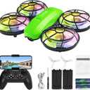 Swifsen Kids Drone with Camera Mini Rc Toy for Boys, Beginners, Birthday Gifts for Boys and Beginners,Quadcopter Light Toy With 2 Batteries,Rc Drone Indoor Small Helicopter,Altitude Hold