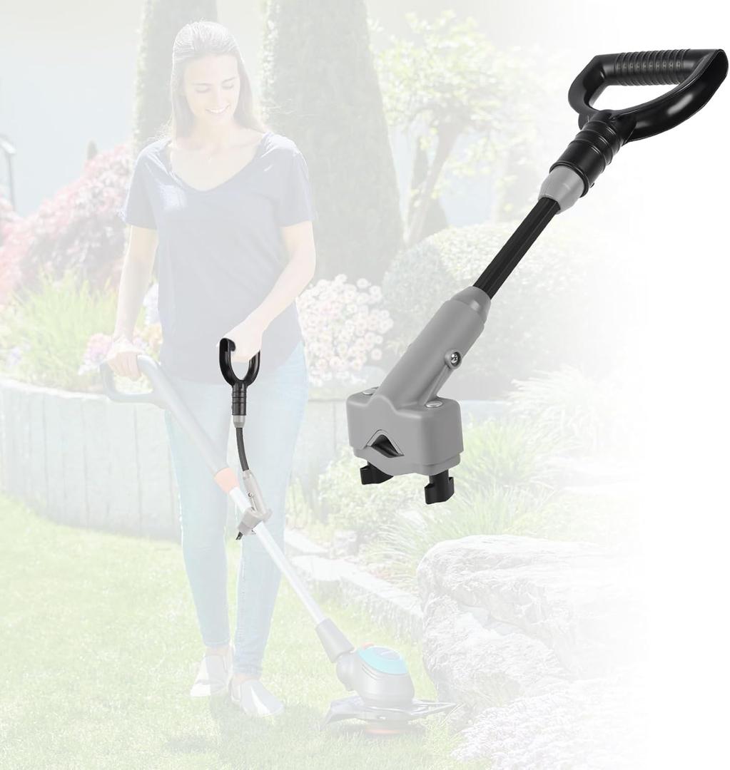 Universal Snow Shovel Handle, Back Saver Handle Attachment for Snow Shovel, Ergonomic Elasticity Handle Extension Universal Fit for Shovels Rakes, Weed Eater, String Trimmer, Gardening Tools