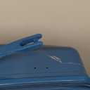 Merax Luggage Sets, ABS Hardshell Suitcase Spinner Wheels with USB Port TSA Lock, Lack Blue and Blue, 20/24/28 Inch