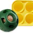 WOOF Pupsicle and Treat Tray - Long-Lasting Interactive Dog Ball Toy and Silicone Dog Treat Mold - Keep Your Pup Busy - Easy to Clean - Dog Toys for XL Dogs 75 lbs and Up