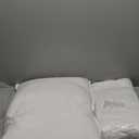 Amazon Basics Down Alternative Pillows for Stomach and Back Sleepers, Soft Density, Standard, Pack of 2, White, 26 in L x 20 in W