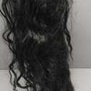 HOOJIH Ponytail Extension, 34 Inch Long Wavy Drawstring Ponytail Hair Extensions Black Pony Tail Extension Synthetic Hairpiece for Women Daily Use - Black