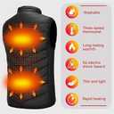 HSOSK Heated Vest USB Electric Heated Vest Heating Jacket Winter Vests for Outdoor Motorcycle Camping Fishing Skiing